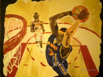 basketball 07 impressionists Oil Paintings